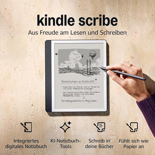 N/A Amazon Kindle Scribe (32 GB) – eBook-Reader mit Premium-Eingabestift und Notizbuchzusammenfassung